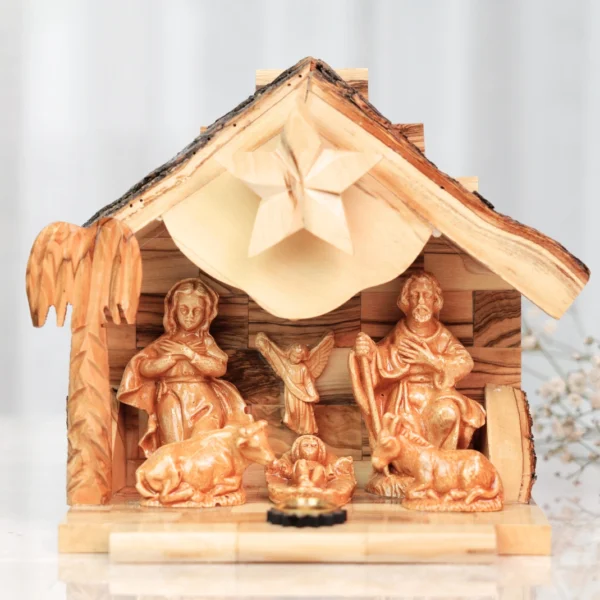Figura Groty Narodzenia z pozytywką