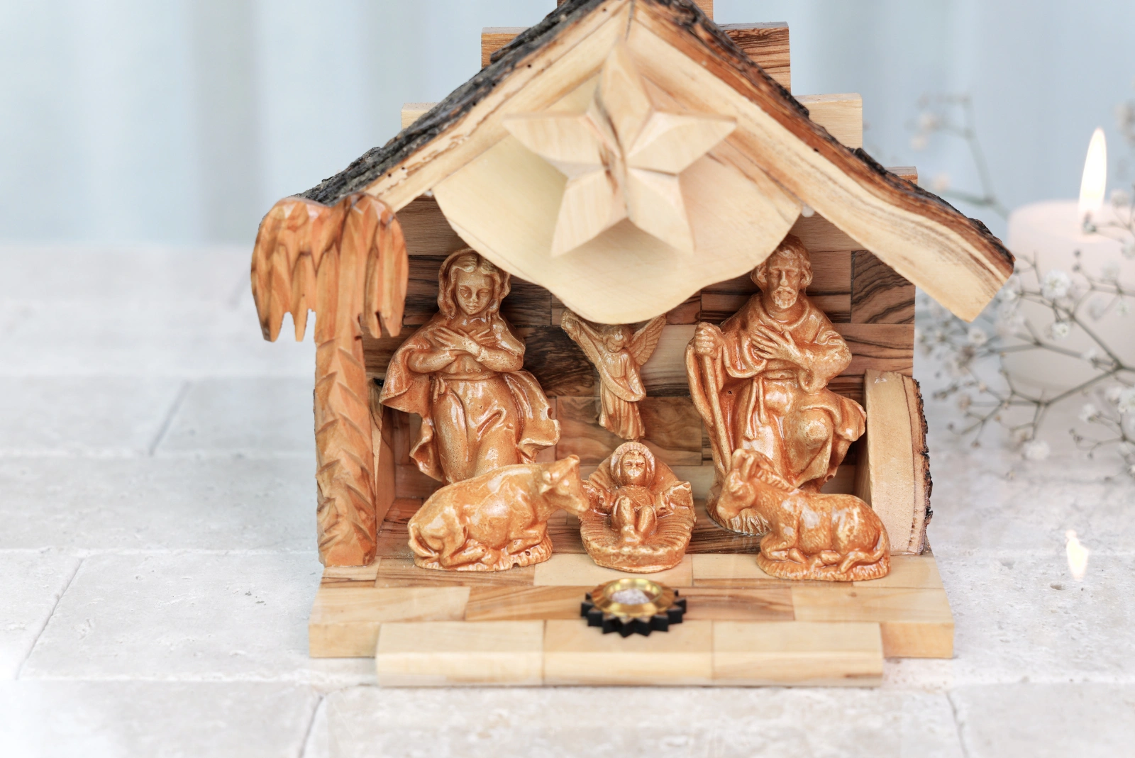 Figura Groty Narodzenia z pozytywką - obrazek 2